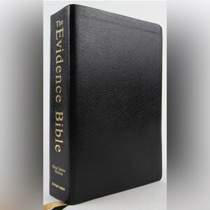 The Evidence Bible KJV by Ray Comfort & Kirk Cameron Black Leather W/ Carry Case